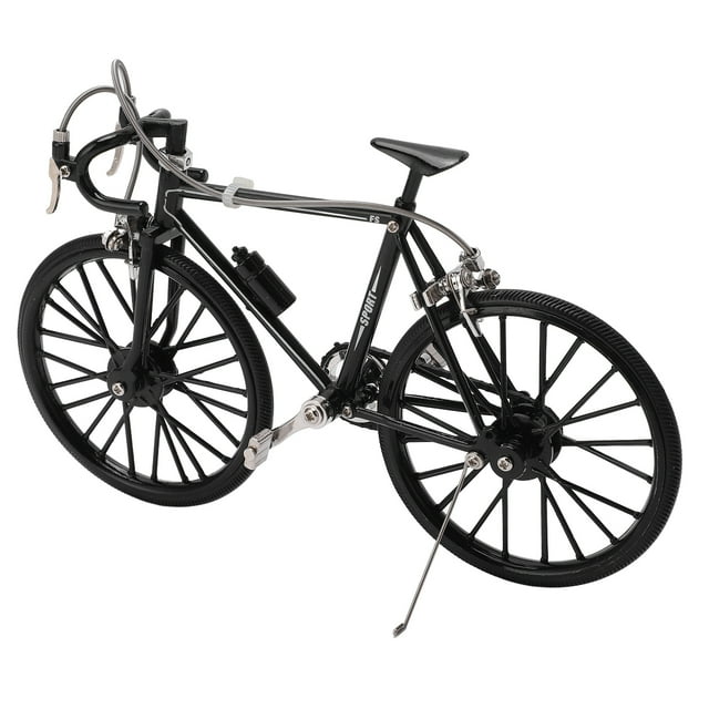 Adorno De Modelo De Bicicleta, Adorno De Modelo De Bicicleta De Bricolaje De Alta Simulación Negro Para Decoración De Escritorio Para El Hogar Para El Automóvil
