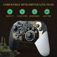 thumbnail image 4 of Switch pro Controller Compatiblefor Switch/OLED/lite,Wireless Switch Controller Support -Axis Somatosensory and Immersive Vibration (Gold), 4 of 5