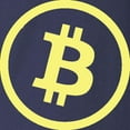 thumbnail image 3 of CafePress - Bitcoin Yellow Long Sleeve T Shirt - Long Sleeve Dark T-Shirt, 3 of 4