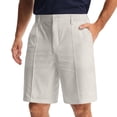 thumbnail image 2 of Men's Classic Fit Golf Shorts Lightweight Long Stretch Hiking Short with Pockets for Casual Work, 42, 2 of 4