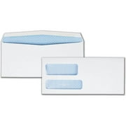 Quality Park 2-Window Security Tinted Invoice/Check Mailer #9 3 7/8 x 8 7/8 White 500/BX 24524