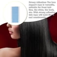 thumbnail image 3 of Vogacara 12 piezas de pestañas cinta para extensión de cabello Soluble en agua precortada manualidades DIY pegatina de doble cara para salón Cuidado del cabello pestaña azul1*4cm*12P, 3 of 6