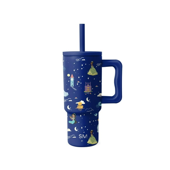 Vaso sencillo y moderno de Disney Kids Trek Princess Dreams, 700 ml