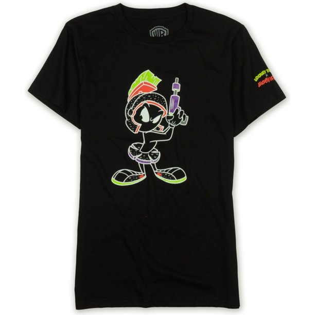 Camiseta gráfica Ecko Unltd Marv Attacks para Hombre Negra Mediana