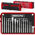 thumbnail image 1 of 16-Piece Precision Punch & Chisel Set - Taper Punch, Pin Punch, Center Punch, Cold Chisels & Gauge for Versatile Applications, 1 of 9