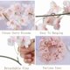 thumbnail image 3 of Artificial Silk Flowers Cherry Blossom Garland Hanging Vine for Wedding Home Garden Decoration 4 Pack (Pink), 3 of 4