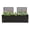 2 Big+1 Small, variant on 2-Piece Black Metal Planter Box Set with Trellis, 35.5" L x 11.9" W x 47.3" H, Double-Layer Raised Garden Bed with Removable Upper Layer & Drainage Holes, Rust-Resistant Galvanized Steel for Indoor O