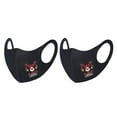 thumbnail image 2 of Ruiboury Christmas-Themed Cosplay Facial Mask Dustproof Elastic Ear Wearing Face Cover with Filter Type C B 2Set, 2 of 6