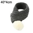 thumbnail image 2 of Pet Grey Scarf Knitted Cat Dog Clothes Cat Scarf Pet Comfort Scarf, 2 of 6