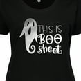thumbnail image 4 of Inktastic This is Boo Sheet Funny Halloween Ghost Women's Plus Size T-Shirt, 4 of 5