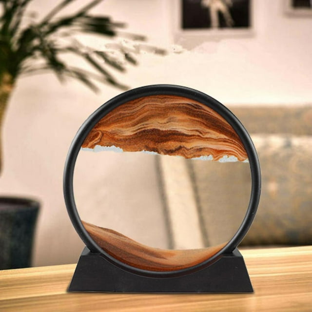 Hourglass 3d Natural Flowing Sand Picture Moving Grit Hourglass