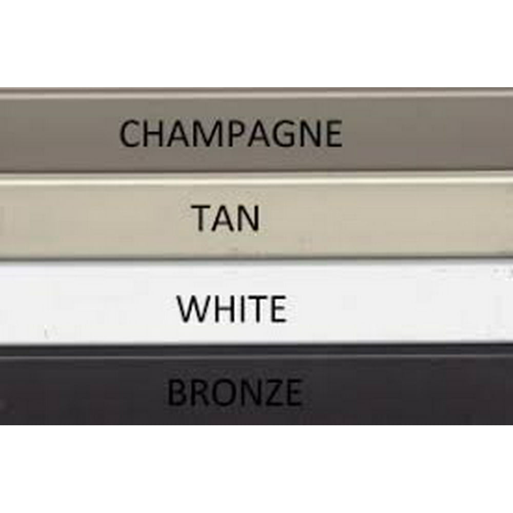 Window Screen Kit w/Champagne Aluminum Frame, Corners, Spline, Springs