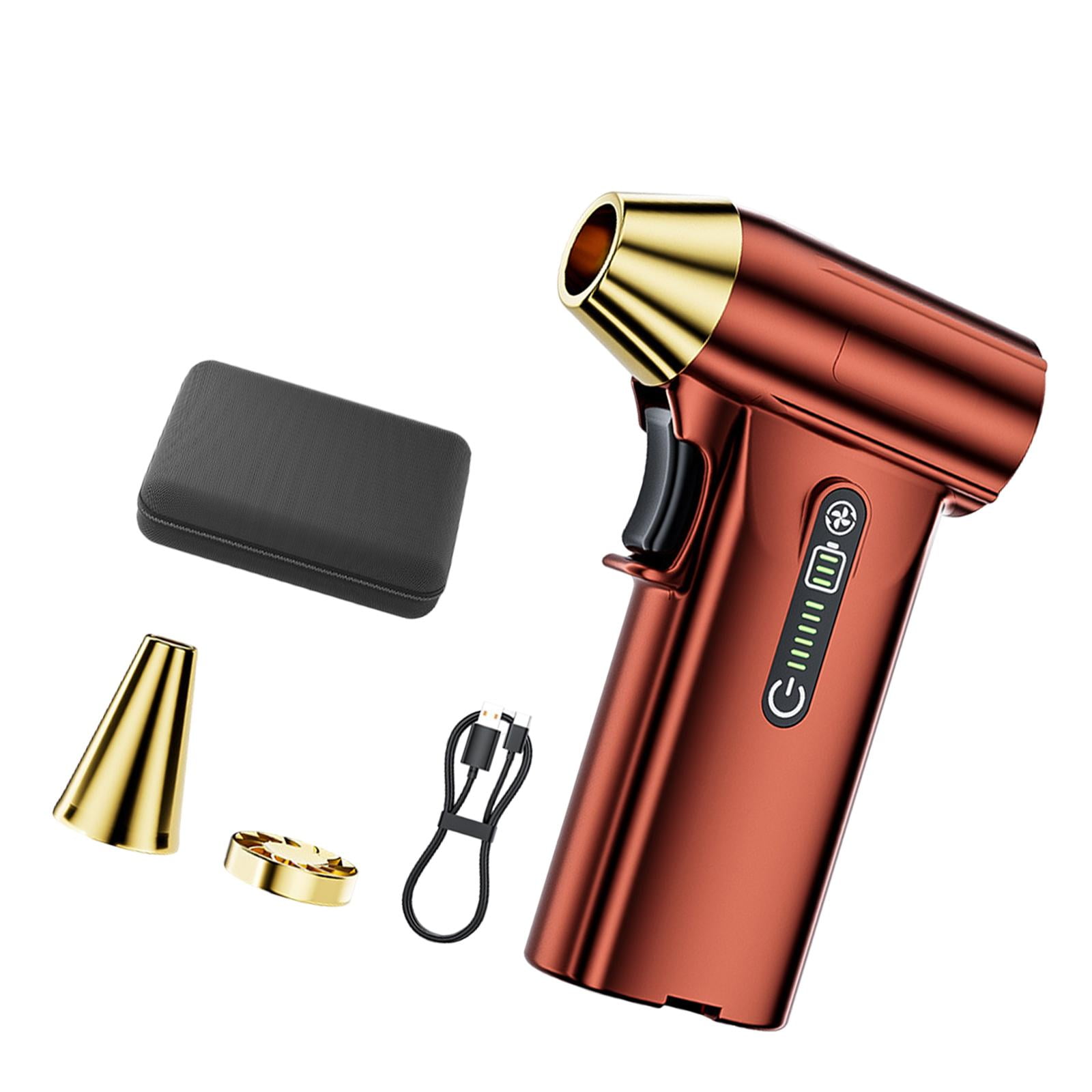 Baoblaze Electric Air Duster Compressed Air Duster for Drying Pet Hair Car Seats Home Red