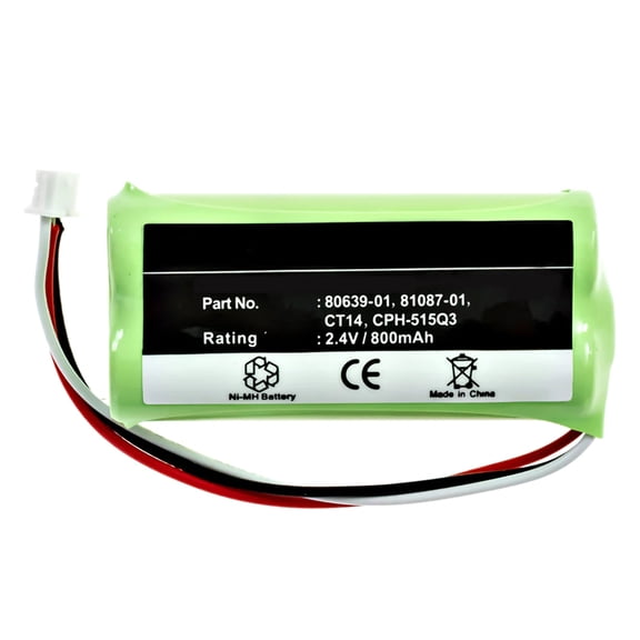 Batteries N Accessories BNA-WB-H903 Cordless Phone Battery - Ni-MH, 2.4V, 750 mAh, Ultra High Capacity Battery - Replacement for Plantronics 80639-01 Battery