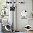 thumbnail image 6 of Arc Floor Lamp with Adjustable Lampshade Mystical Oceanic Scene Jellyfish Skulls Marine Life Blue Tones Standing Lamp 3 Color Temperatures Dimmable Tall Pole Lamp with Foot Switch for Bedroom, 6 of 8