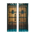 thumbnail image 3 of veasfak Blackout Window Curtain Drape Sliding Door Curtain Rural architecture Rural Barn XXL, 3 of 9