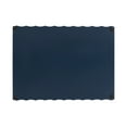 thumbnail image 5 of Kate and Laurel Lissi Decorative Rectangle Tray with Wavy Design, 16 x 12, Navy Blue, Modern Scalloped Serving Tray for Coffee Table Ottoman, Dining Table, or Entryway Catch-All Tray, 5 of 9