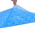 thumbnail image 3 of ANMINY Square Bath Shower Tub Mat 21 x 21 in Non-Slip Stall Mat with Suction Cups with Drain Holes, 3 of 5