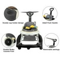 thumbnail image 2 of LHUAI Baby Walker With Bouncer, Removable Footrest, Feeding Tray & Music, Foldable & Adjustable Activity Walker For Boys And Girls, Toddler Infant, Black, 2 of 8