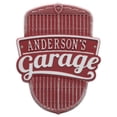 thumbnail image 1 of Whitehall 2822RS Plaque de Garage pour Grille de Voiture - Standard Mur - une Ligne - Rouge/argent, 1 of 1