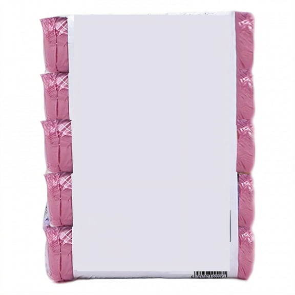 CCOCC 60Pcs Kitchen Trash Bags,Neutral Scent Waste Basket Trash Bags,Bathroom Garbage Bags,Red