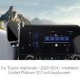 thumbnail image 2 of Soporte de teléfono de coche LUNQIN para Toyota Highlander de 12,3 pulgadas, 2 of 6