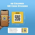 QR Smart Labels Scannable Labels for Storage and Organization (Color