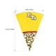 thumbnail image 2 of 100 bolsas de papel para palomitas de maíz con puntas cónicas, ideales para dulces o palomitas., 2 of 8