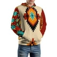 thumbnail image 5 of Southwest Tribal Print Rug Men's Women New Sweatshirt Hoodie Men's Plus Size Sweatshirt Hooded Sweatshirt 3d Printed Street Men's Cloth, 5 of 6