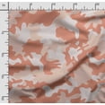 thumbnail image 2 of Soimoi Camouflage Print,Cotton Cambric, Quilting Fabric Sold by The Yard 42 Inch Wide, Medium Weight Cotton Fabric, SewingSupplies, Peach, 2 of 5