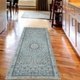 thumbnail image 2 of Oriental Decorative Rug, Vintage Design Antique Artwork Mandala Look Boho Floral Design Print, Quality Carpet for Bedroom Dorm and Living Room, 6 Sizes, Reseda Green, by Ambesonne, 2 of 2