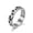 Silver, variant on Anxiety Rings for Women Men Dog Paw Stainless Steel Fidget ADHD Decompression-Rose Gold-9