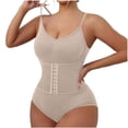 thumbnail image 2 of Roncen Women's Seamless Bodysuit For Women,Backless Body Shaper Bra,Tummy Control Shapewear Body Sculpting Underwear, 2 of 8