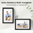 thumbnail image 4 of 10.1 inch WiFi Digital Picture Frame|1080P Touch Screen|Wall Mountable|Auto-Rotate|Home Decor|Gifts for Family, 4 of 5