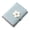 Blue, variant on Fashion Small Cute Wallet Slim Wallet ID/Photo Window Card Holder with 3D Flower Pattern Buckle for Women Girls