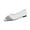White, variant on ShiShine Womens Pointed Toe Knit Ballet Flats Breathable Soft Sole Casual Versatile Slip On Comfortable Daily Footwear