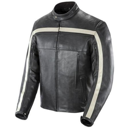 Joe Rocket Old School Leather Jacket Black