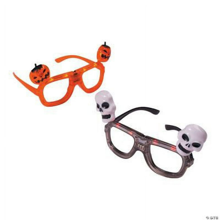 Halloween Light Up Glasses Apparel Accessories 6 Pieces Walmart