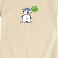 thumbnail image 3 of Peanuts - Olaf Clover Fitted Short Sleeve Graphic T-Shirt, 3 of 6