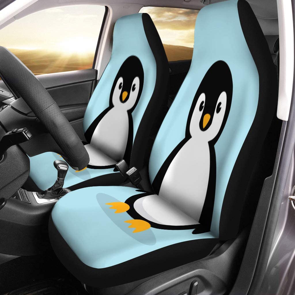 Watercolor Penguins Car Seat Belt Cover Pad for Kids Babies