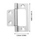 thumbnail image 2 of CHICHUMID 12Ud Bisagras Para Puertas Con Empotrado Ideales Para Muebles Y Armarios, 2 of 8