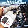 thumbnail image 2 of Conector de motor de limpiaparabris de faros de 2 pines Unique Bargains para Toyota para Lexus No.3U2Z14S411EKB 1 juego, 2 of 6