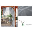 thumbnail image 4 of 2PC Curtain Modern Simple Waterproof Solid Color Trilon Transparent Perforated Sunscreen Antiple UV Curtain Fabric, 4 of 5