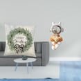 thumbnail image 2 of Funda De Almohada Navideña De Astronauta Festivo, Cojín De Poliéster De 45 X 45 Cm, Estatua Decorativa Para Tarta, Escultura Para Sofá, Interior, Coche, Hogar, Oficina, Chimenea, Mesa,, 2 of 8