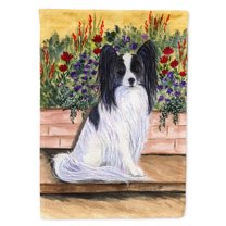 Caroline's Treasures SS8210-FLAG-PARENT Papillon Flag, , multicolor