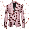 thumbnail image 2 of YAYUBA Men's Casual Lapel Blazer Valentines Day Suit Muticolor Button Business Jacket Regular Fit Sports Coats Jackets for Prom,Party,Dinner, 2 of 4
