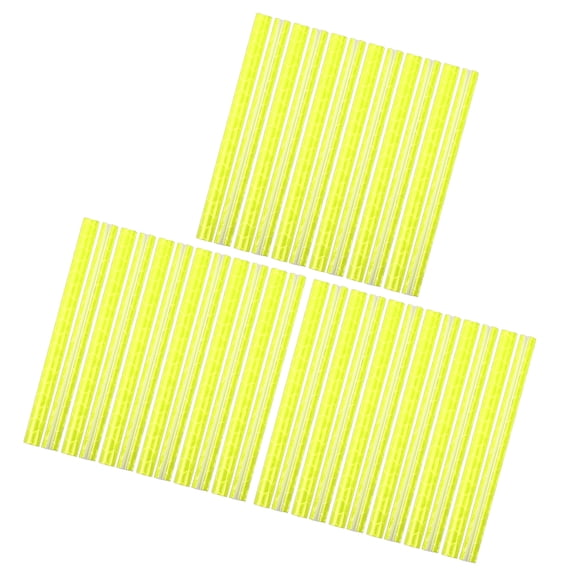 Motoforti 36 Pcs Bicycle Reflector Outer Reflective Version for Bike Bicycle ABS Yellow