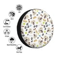 thumbnail image 4 of Naloa Labrador Retriever Dog PVC Leather Spare Tire Wheel Cover for Car Truck SUV Camper Trailer Universal Fit many size14 inch, 4 of 6