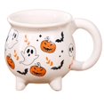 thumbnail image 1 of de Cerámica Mágica de Mago de Halloween, Adorno , Calabaza, Fantasma, Té de la Tarde, Desayuno, Leche, Regalo, 1 of 5