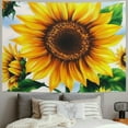 thumbnail image 2 of Autua Sunflower Tapestry Wall Hanging Unique Style Home Decor 50x40inch, 2 of 6